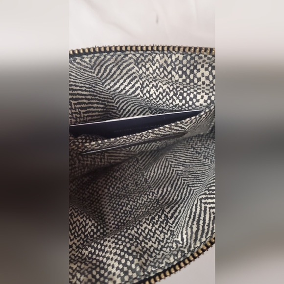 REBECCA MINKOFF-Clutch&Wristlet"LOVE"  leather black and pearls studs Bag - Picture 14 of 14